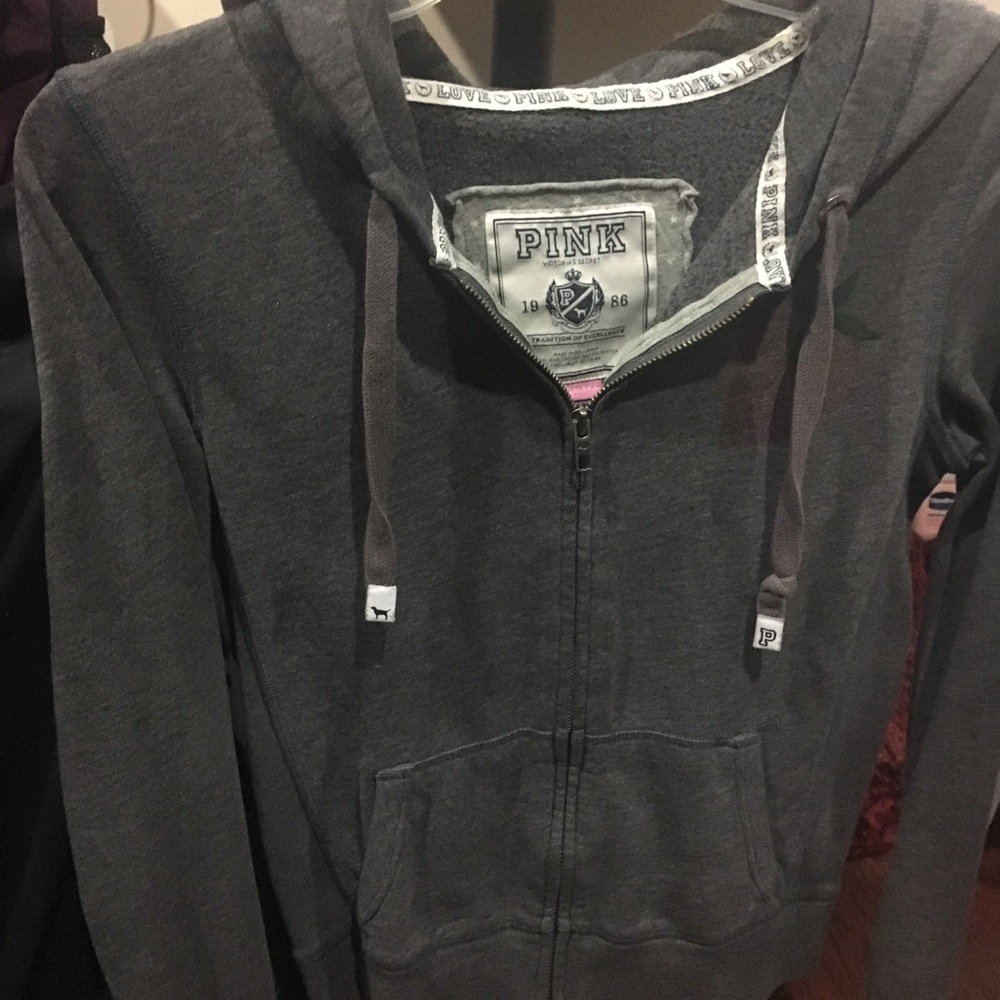 Victoria’s Secret pink zip up hoodie